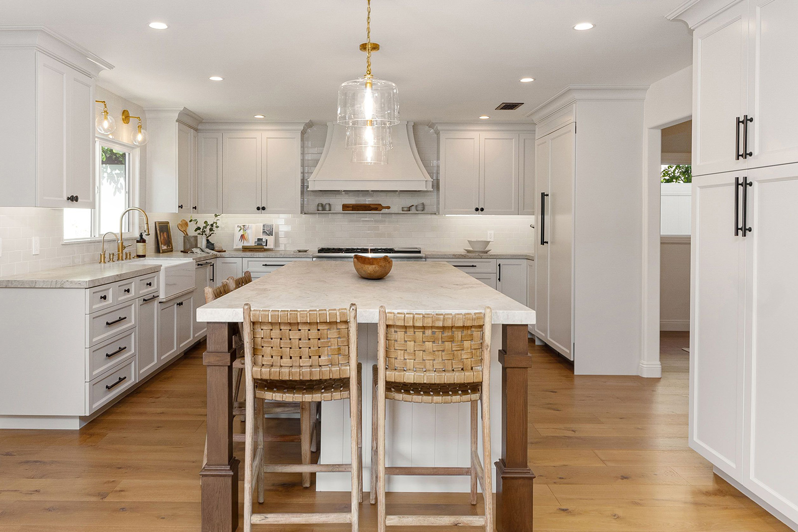 Tile backsplash close‑up